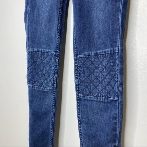 & Denim H&M Moto Skinny Low Rise Ankle Jeans Size 28 - Picture 3 of 8